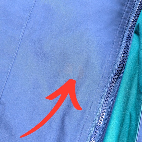 Vintage London Fog Windbreaker Jacket Mens Size Large Blue 80s 90s Pockets - Picture 3 of 8